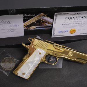 Kimber 1911 "El Patron" Gold PVD ! 38 Super NIB